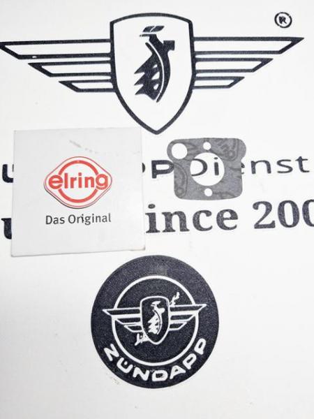 Zündapp Vergaser Deckeldichtung für Bing Typ 17 mit Seilzug-Choke - 278-04.940 " Elring - Das Original "